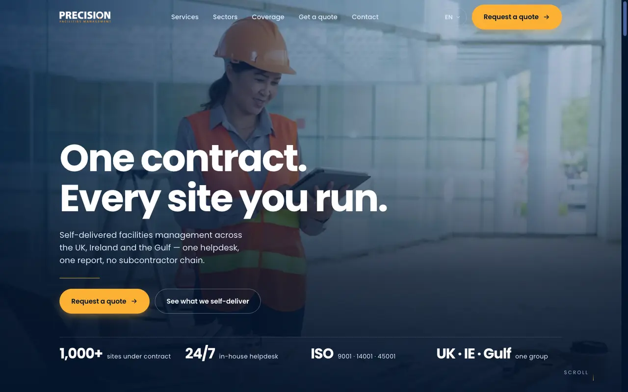 Precision FM website